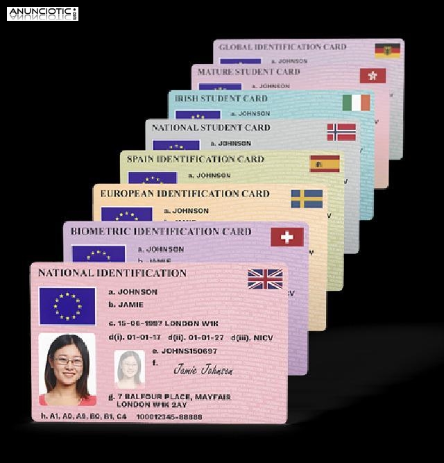 Documentos de Identidad - Permisos de Conducir - Europeos