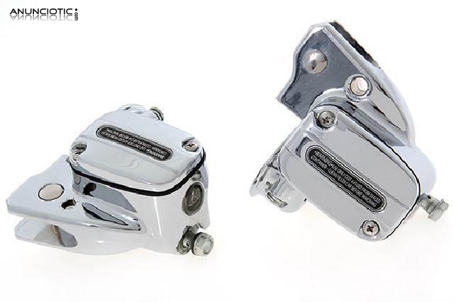 Dep&oacute;sitos de l&iacute;quido de frenos cromados harley davidson