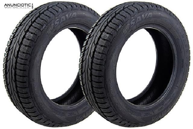 Pack dos neum&aacute;ticos sava 195/60r15