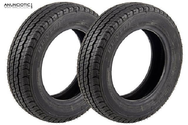 Pack dos neum&aacute;ticos dunlop 165/70r14