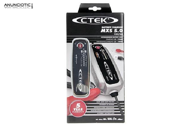 Cargador de bater&iacute;a ctek mxs 12v-5a