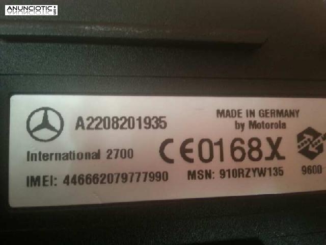 Centralita telefono mercedes s w 220
