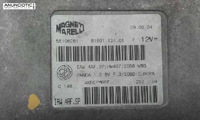 Centralita fiat panda a&ntilde;o 2005