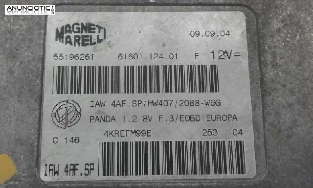 Centralita fiat panda a&ntilde;o 2005