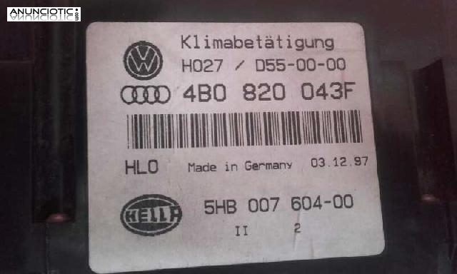 Mando climatizador  hella par a audi a6