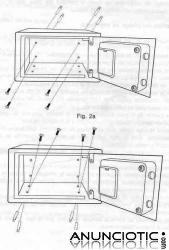 CAJA FUERTE CAUDALES ELECTR&Oacute;NICA PROGRAMABLE EMPOTRABLE