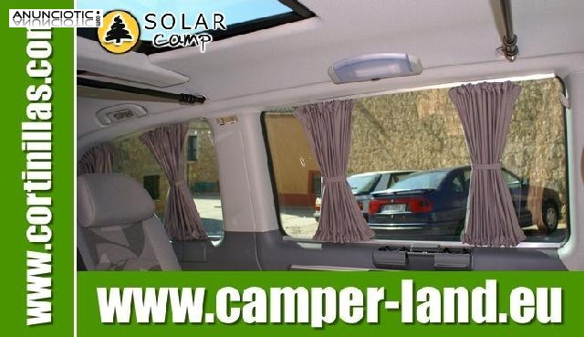 Cortinas perimetrales para furgonetas furgos furgo camper