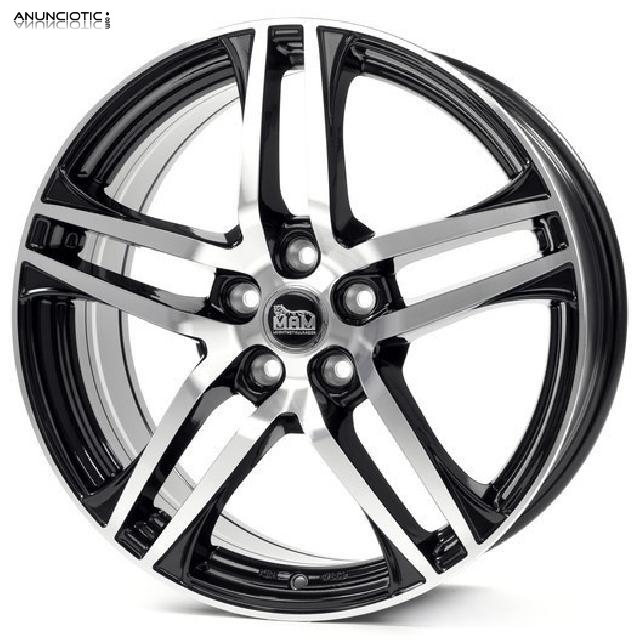 Llantas mam rs2 negro/pulido 