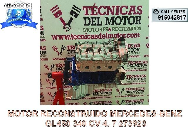 MOTOR MERCEDES GL450 340 CV 4. 7 273923 