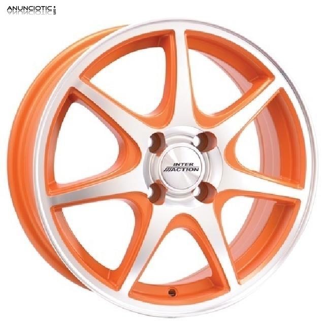 Llantas inter-action ice orange dull/pol 