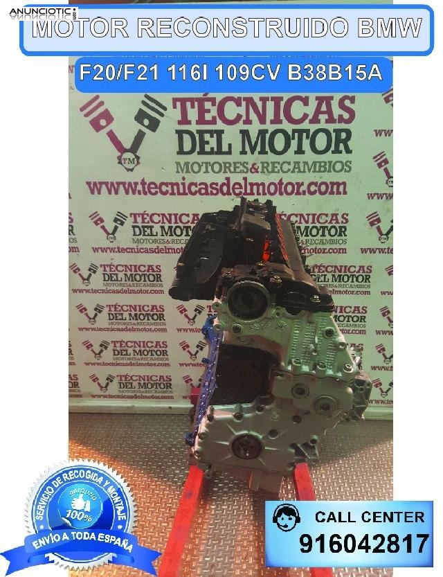 Motor bmw f20/f21 116i 109cv b38b15a 