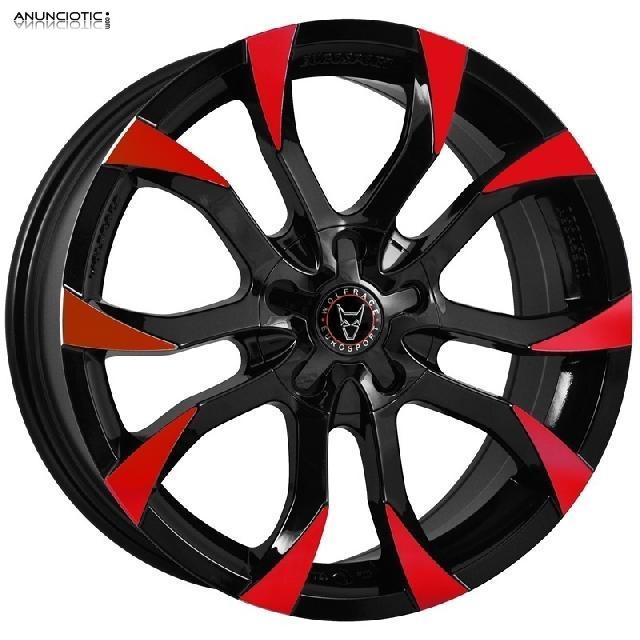 Llantas wolfrace assassin gloss black/ r 