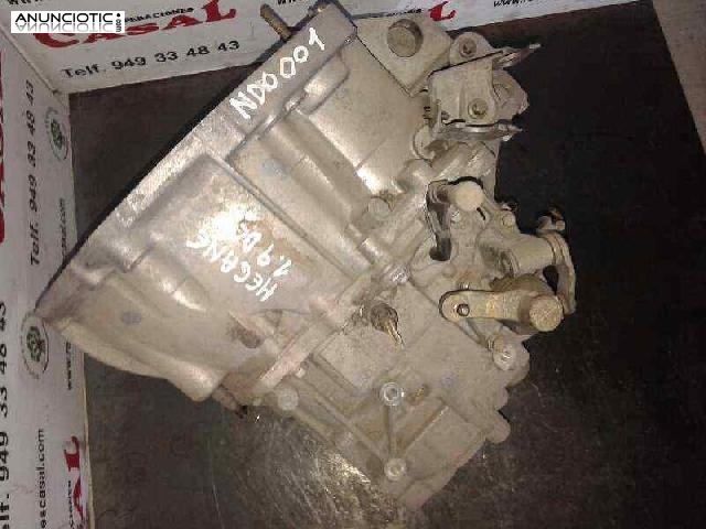 Caja cambios 92119 nd0001 renault megane