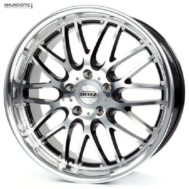 Llantas dotz mugello negro/pulido 