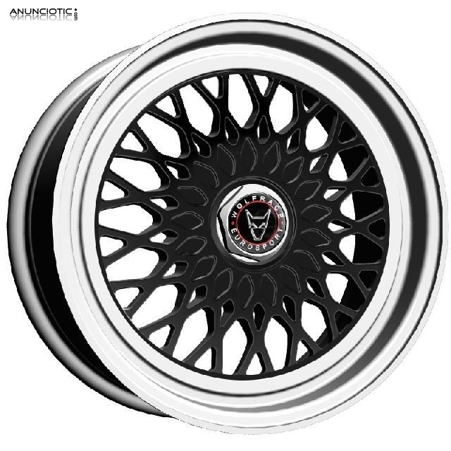 Llantas wolfrace classic gloss black 