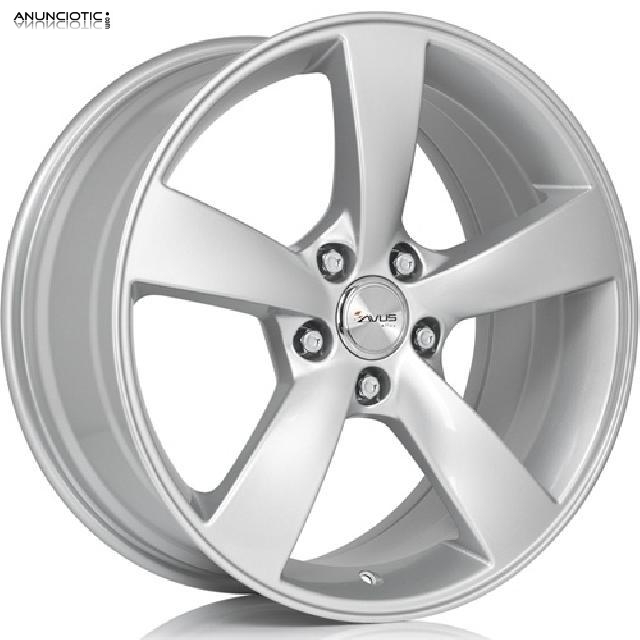 Llantas avus racing af10 hypersilver 