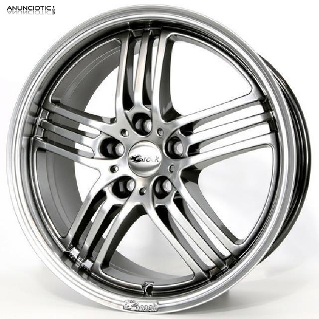 Llantas brock b27 plata 
