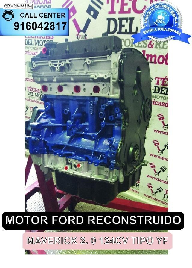 Motor ford maverick 2 0 124cv tipo yf 