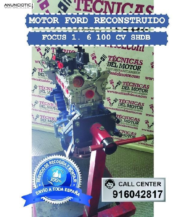 Motor ford focus 1 6 100 cv shdb 