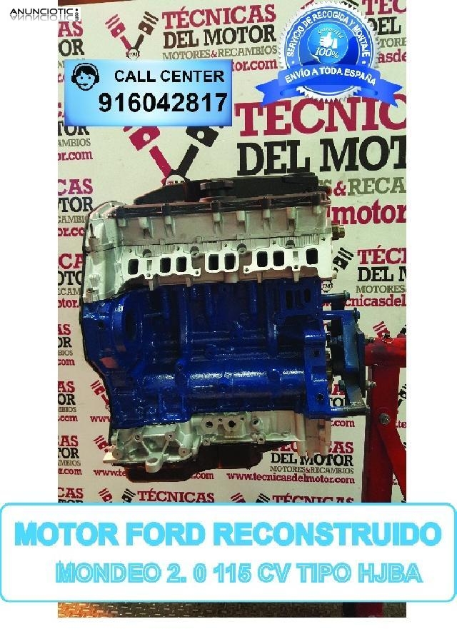 Motor ford mondeo 2 0 115 cv tipo hjba 