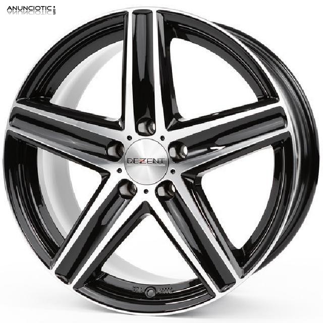 Llantas dezent tg negro/pulido 