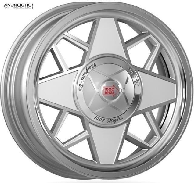 Llantas mille miglia mm500 silver/polish 