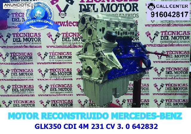 MOTOR MB GLK350 CDI 4M 231 CV 3. 0 642832 