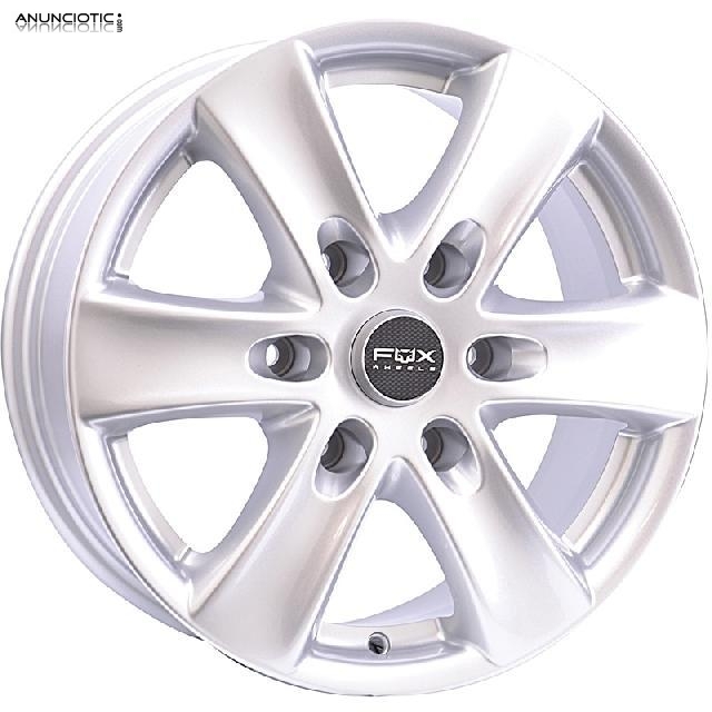 Llantas fox fxc ii silver 