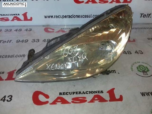 165133 faro peugeot 607 b&aacute;sico