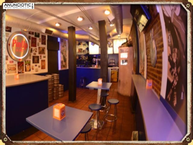 En traspaso Bar Restaurante de 122m&sup2; en zona La Latina