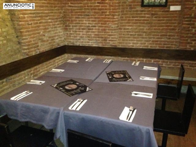 Traspaso Bar Restaurante 165m&sup2;  con Licencia de M&uacute;sica en zona Noviciado