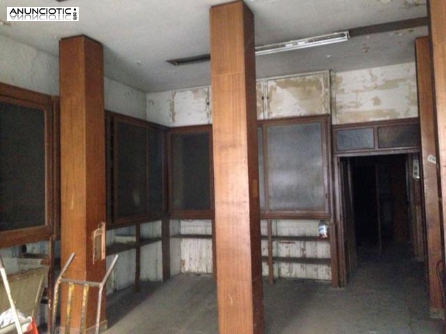 En alquiler local comercial en bruto 250m&sup2;  en dos plantas  en zona Chueca
