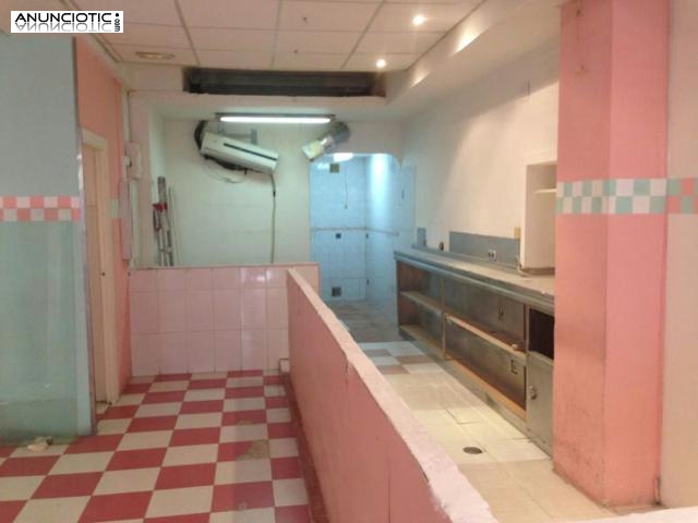 Alquiler Cafeter&iacute;a 80m&sup2; en dos plantas en zona Bilbao 