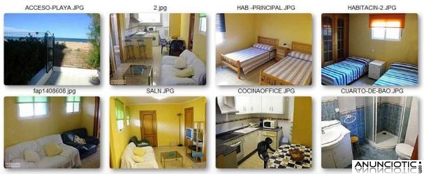 Puente de San Jos&eacute; y de Mayo 200�.Apart.Xeraco 1&ordf; Linea  mar, con garaje. 