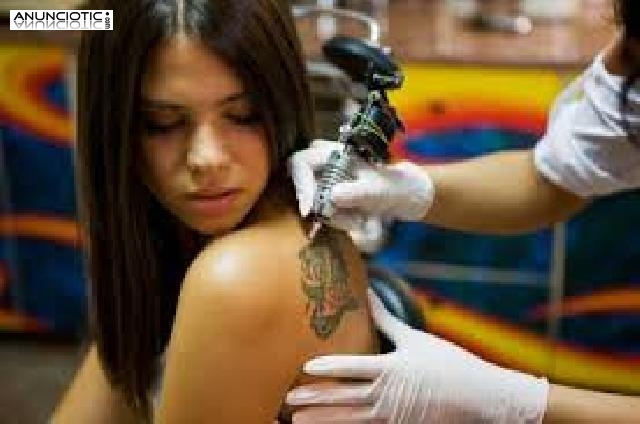 CURSO DE TATUAJE Y PIERCING con pr&aacute;cticas, matr&iacute;cula GRATIS.