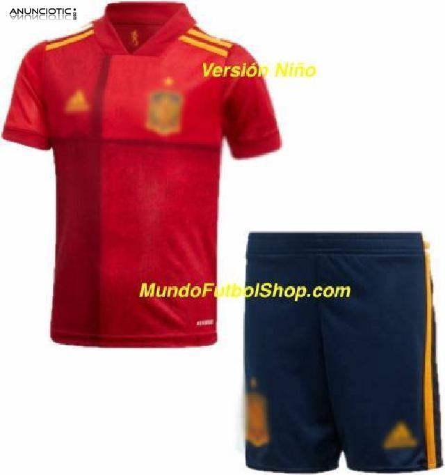 Camiseta Espa&ntilde;a Eurocopa 2020 para Ni&ntilde;os
