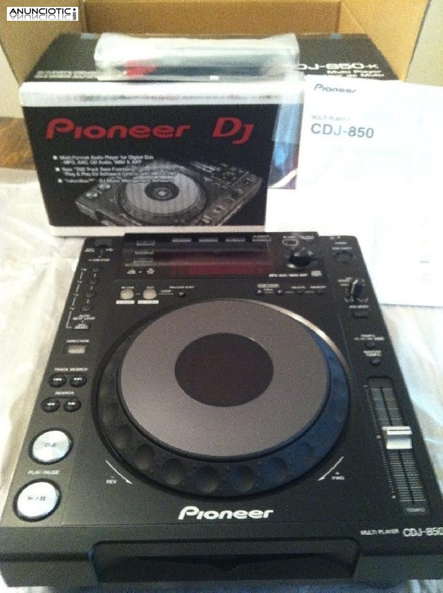 Venta Pioneer CDJ 850K....�550,Pioneer DDJ-SX.....�450