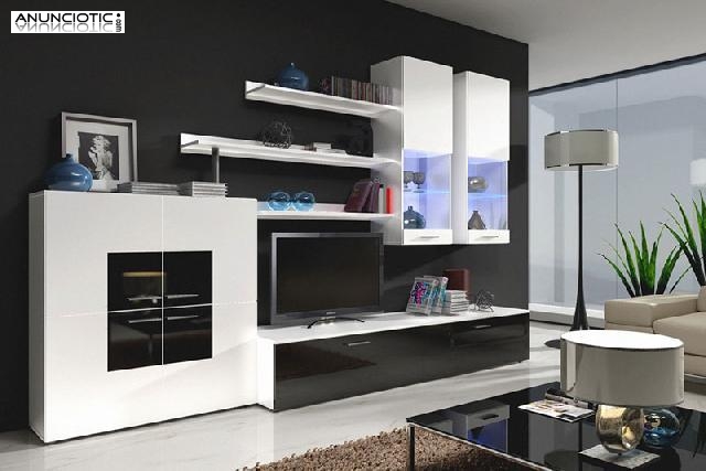 MUEBLES SAL&Oacute;N VIOLETA 4 OPCIONES 