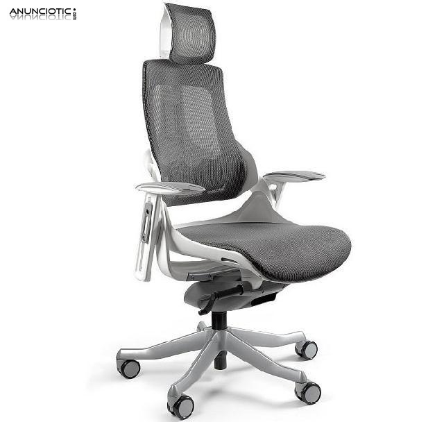 Silla Oficina Ergon&oacute;mica W-609W-NW