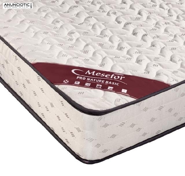 Cama Alessia negro con colch&oacute;n Pro