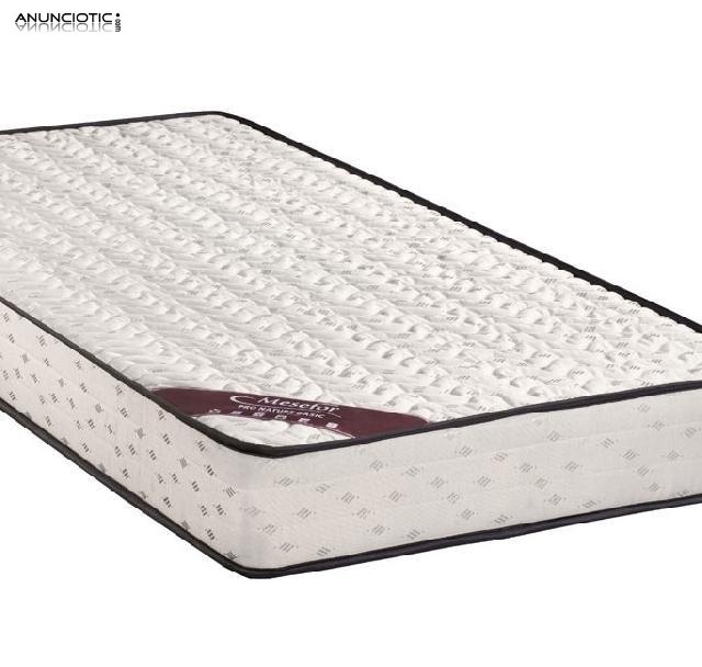 Cama Alessia negro con colch&oacute;n Pro
