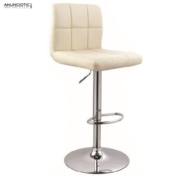 Taburete de dise&ntilde;o Sona en color crema