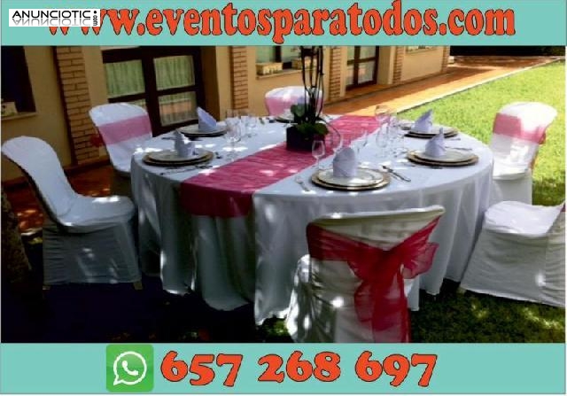 Gasa cristal para decoraci&oacute;n de sillas