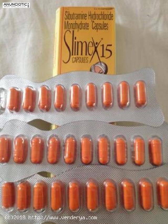 Slimtrim 15mg (Sibutramine Meridia) 30 Cápsulas