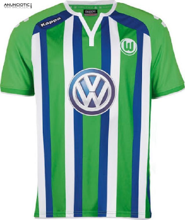 Nueva Camiseta Wolfsburg 2015 Segunda baratas