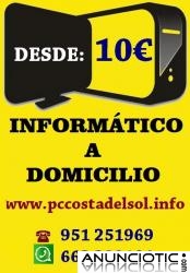 Reparaci&oacute;n  de ordenadores a Domicilio