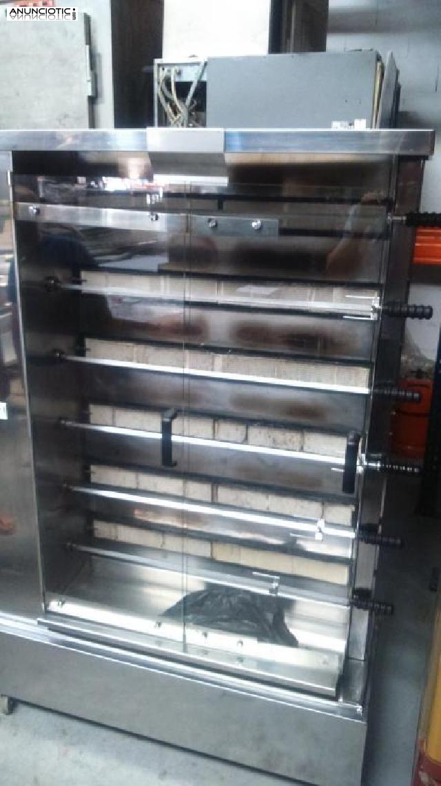 Asadores de pollo a gas y el&eacute;ctricos