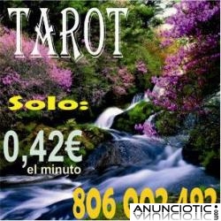 Tarot a solo 0,42� el minuto !