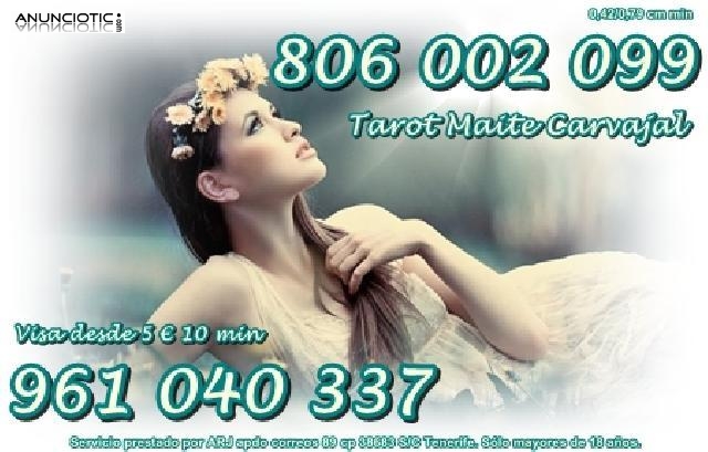 Tarot Maite Carvajal 806 solo 0,42 cm min. Visa desde 5�