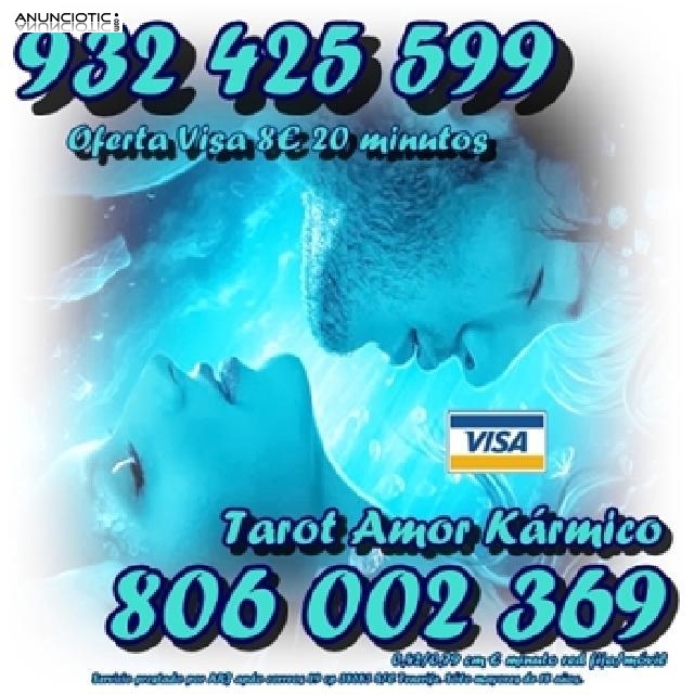 Tarot  Amor Kármico Visa 10 30 min. Tarot 806 barato y económico 0,42 cm m